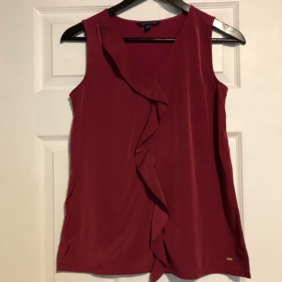 2 for $20. Tommy Hilfiger Sleeveless Ruffle XS - Picture 1 of 9